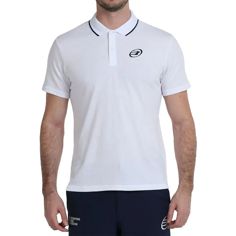 Centeb Short Sleeve Polo White L - Bullpadel - FashionsVida