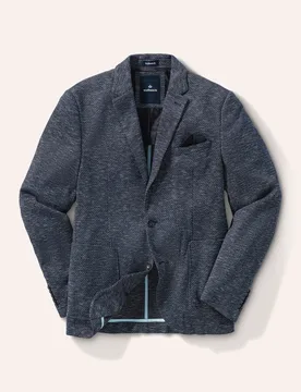 High-Flex Sakko, Regular Fit#normale Größen#untersetzte Größen, Farbe Blau, 29, Komfortstretch knitterarm Herren - Walbusch - FashionsVida