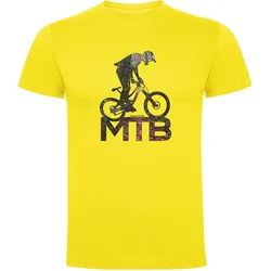 T-shirt à Manches Courtes Mtb Background
