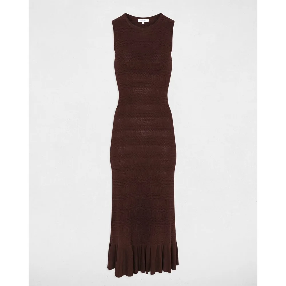 Vestido largo de punto sin mangas - Morgan - FashionsVida