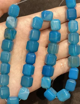 Natural Semi-Precious Opal/Agates Faceted Isolation Beads 10x12mm For Jewelry Making DIY Chain Necklace Bracelet Accessory - Aliexpress - FashionsVida