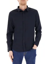 Camicia in cotone BLU SCURO M