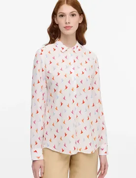 Bluse Viskose Langarm female
