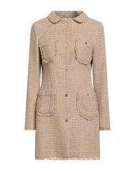 Abrigo Mujer Beige 34,36,38 Mujer