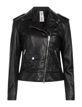 Chaqueta y cazadora Mujer Negro 42 Mujer - Delan - FashionsVida