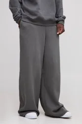 Herren Hohe Basic Extreme Wide Leg Jogginghose Charcoal Größe XL