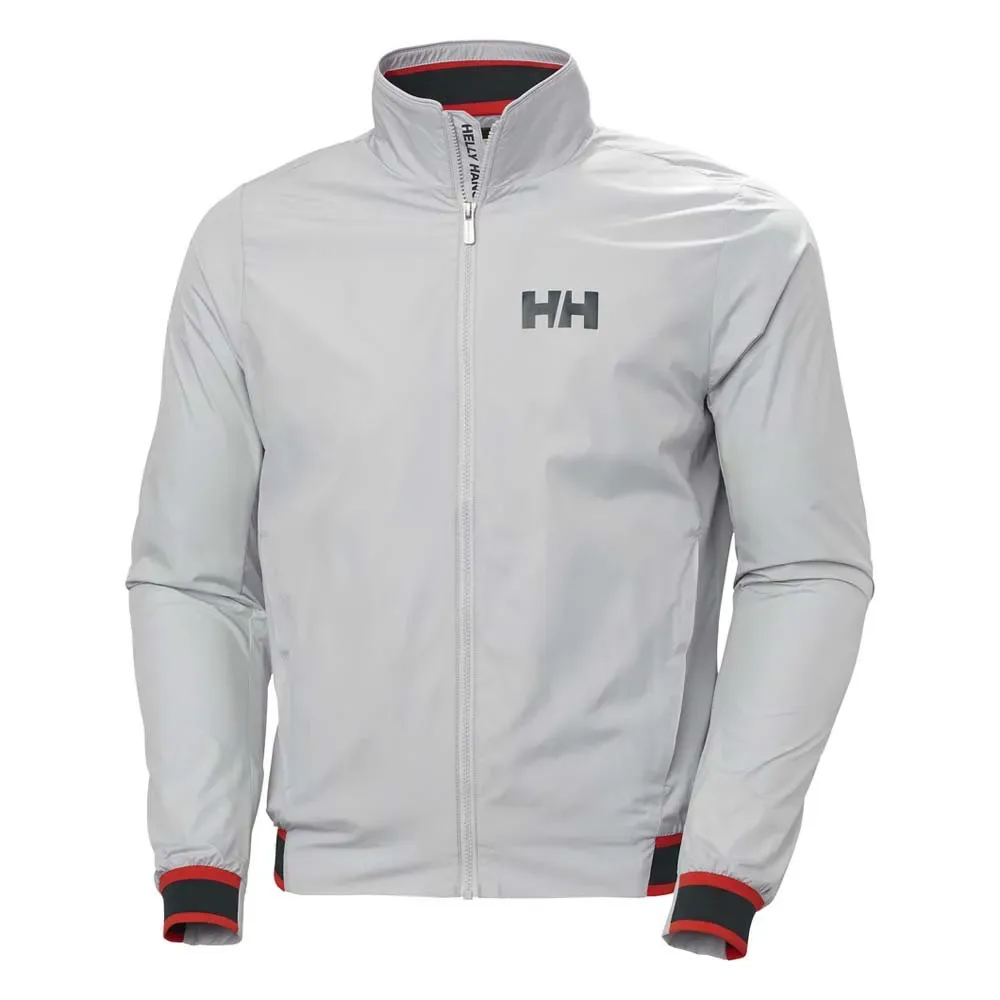 Salt Windbreaker Jacket Grey Fog M Men - Helly Hansen - FashionsVida