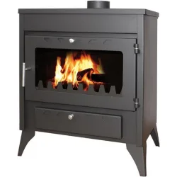 Estufa Leña Acero Capri 13 kW