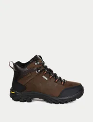 Burrell Leather Waterproof Walking Boots Brown male