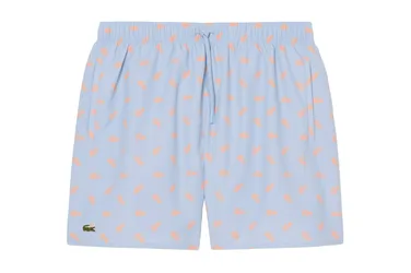 Badehose mit Kroko-Print - Shorts-Badehose - blau - Herren - Size: XL