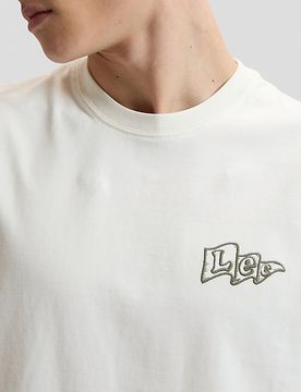 Regular Flag Tee Natural Größe M male
