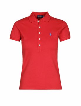 Polo Slim Fit JULIE rojo M