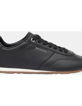 Runner de cuero de hombre con logo Hilfiger - Tommy Hilfiger - FashionsVida