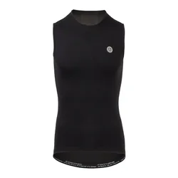 Maglia intimo senza maniche nera unisex