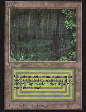 Bayou (Not Tournament Legal) International Edition - Magic: The Gathering - FashionsVida