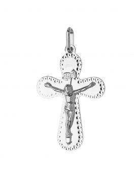 Ciondolo Croce Oro Bianco GL101747