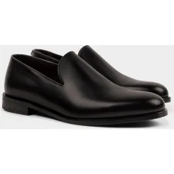 Mocasines slipper de hombre de piel