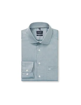 Camicia Modern Fit verde scuro 40 - Olymp - FashionsVida
