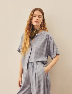 Blusa de mujer de rayas - Southern Cotton - FashionsVida