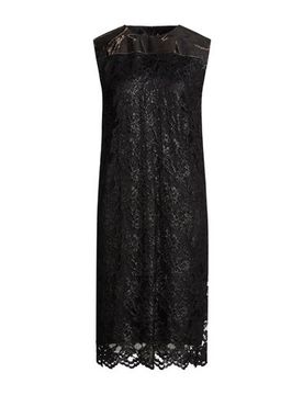 Midi-Kleid Damen Schwarz 34,36,38 Damen