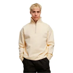 Sweat à Demi-zip Cut&sew White Sand 2XL