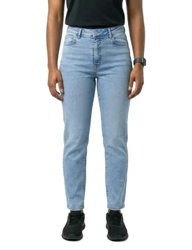 Jeans A Vita Alta Bella Tappered Ankle Fit Lb306s Light Blue Denim 25 - Pieces - FashionsVida