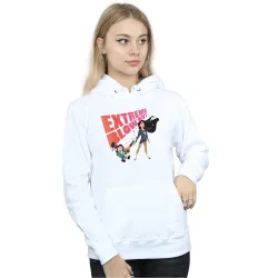 Women's Wreck It Ralph Pocahontas & Vanellope Hoodie in White Size: Medium - White - Size: M