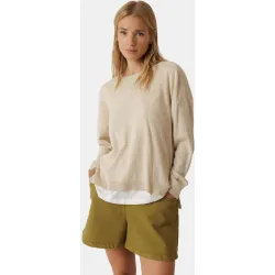 Indi & Cold - Jersey de mujer cuello redondo manga larga