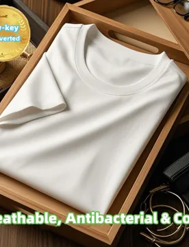 Man's Cool & Antibacterial T-shirts Liquid Ammonia Silk Cotton Short Sleeve Summer Loose T Tops Light Luxurious Quality Clothes - Aliexpress - FashionsVida