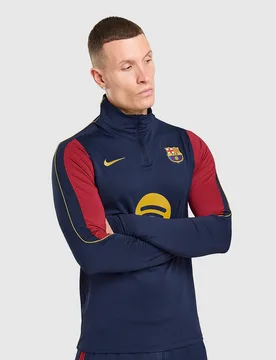 FC Barcelona Strike Drill Top - Herren, Blau - male - Size: M - Nike - FashionsVida