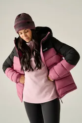 Women's Aldthorn Hooded Water-Repellent Insulating Padded Jacket in Violet Size: 20 - Violet - Size: 20