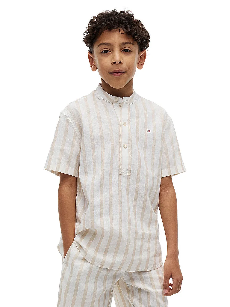Polo da ragazzo beige 164 - Tommy hilfiger - FashionsVida