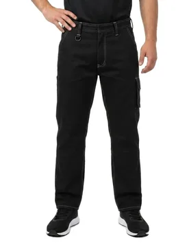 Pantalon De Travail Industry 13579 Big Thigh Pockets Black 64 - MASCOT - FashionsVida