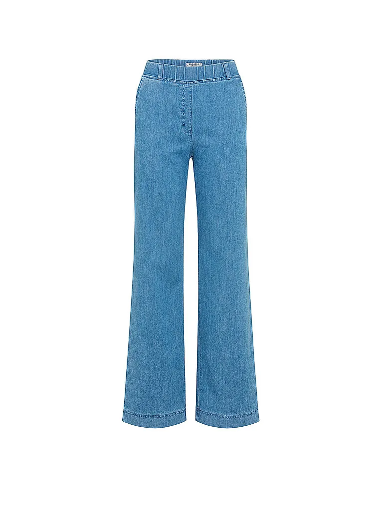 Jeans Wide Leg PAM FLARED azul claro 40 (kurz) - Raphaela By Brax - FashionsVida