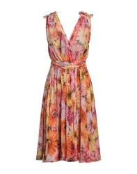 Dolce&Gabbana Vestido midi Mujer Amarillo 36,38 Mujer