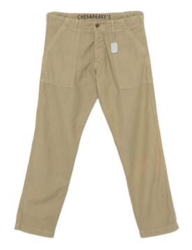 Pantaloni kaki con tasche laterali