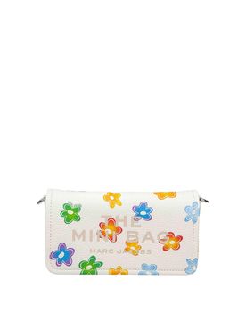 The Mini Bag In Pelle Con Stampa Fiori