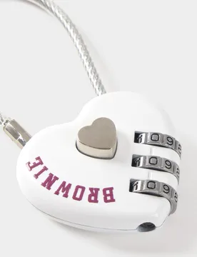 Candado de maleta con logo - Brownie - FashionsVida