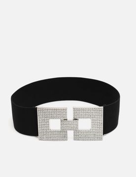 Nerea large ceinture élastique avec détails brillants