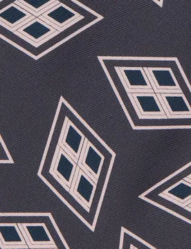 Corbata estampado geométrico de hombre - PuroEgo - FashionsVida