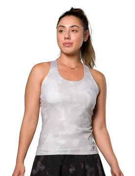Izumi Maglietta Senza Maniche Sugar Highrise Spectral - Pearl - FashionsVida