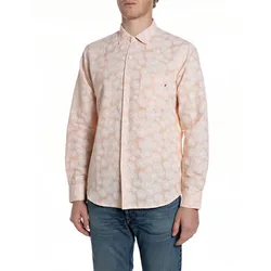 Chemise à Manches Longues M4148 .000.75090 White / Light Orange S