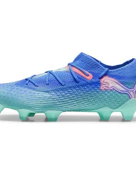 Chaussures De Football Future 7 Ultimate Low Fg/ag Bluemazing / White / Electric Peppermint EU 46 1/2 - Puma - FashionsVida