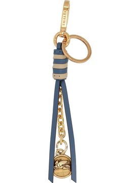 Leather Charm with Chain and Pegaso Coin