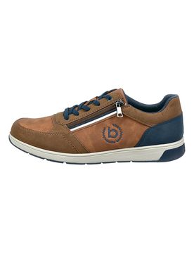 Sneakers da uomo marroni con cerniera laterale 3333071350006300 42