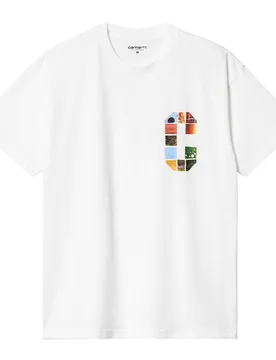 S/S Machine 89 T-Shirt - T-Shirt-kurzarm - weiss - Herren - Size: XL - Carhartt WIP - FashionsVida