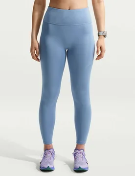 Tempo High Waisted 7/8 Leggings Blue Denim female - Nike - FashionsVida