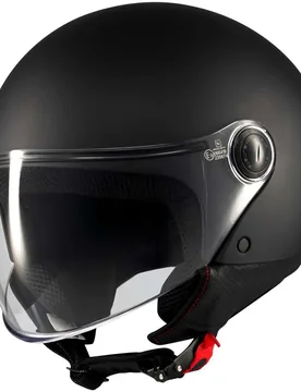 Casco Moto Jet STREET S PURE A1 Nero Opaco taglia S - MT Helmets - FashionsVida