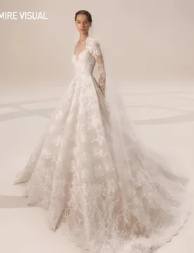 Newest Wedding Dress A-Line Full Sleeves Sweetheart Neckline With Key-Hole Back Princess Bride Gown Vestidos De Novias - Aliexpress - FashionsVida