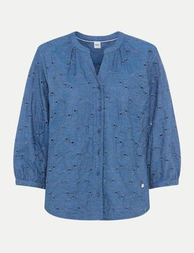 Brax Baumwollbluse Velia Blau 36